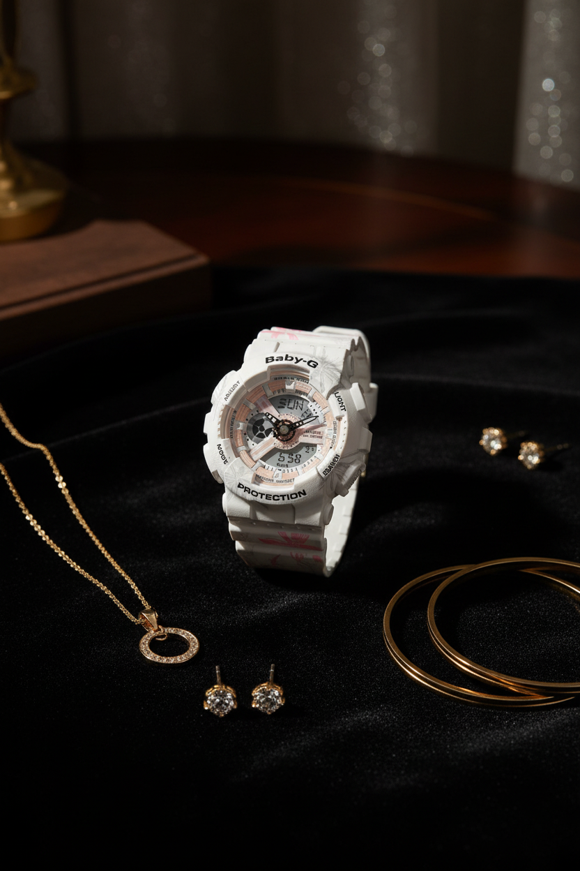 Reloj Casio Baby-G BA-110CF-7A Blanco