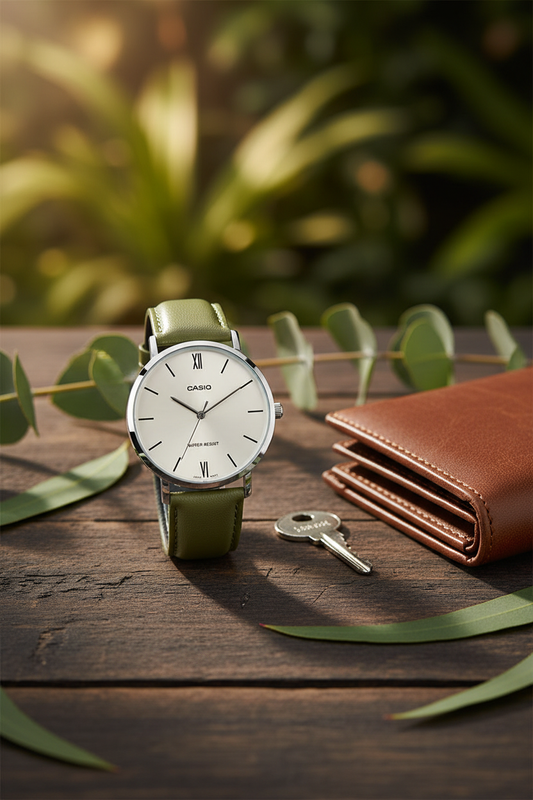 Reloj Casio MTP-VT01L-3BU Verde