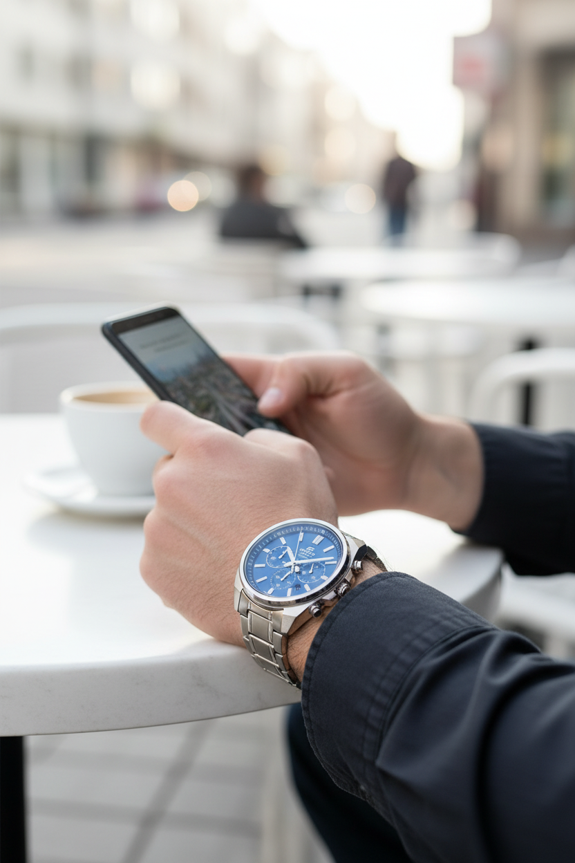 Reloj Casio Edifice EFV-650D-2AVU Azul
