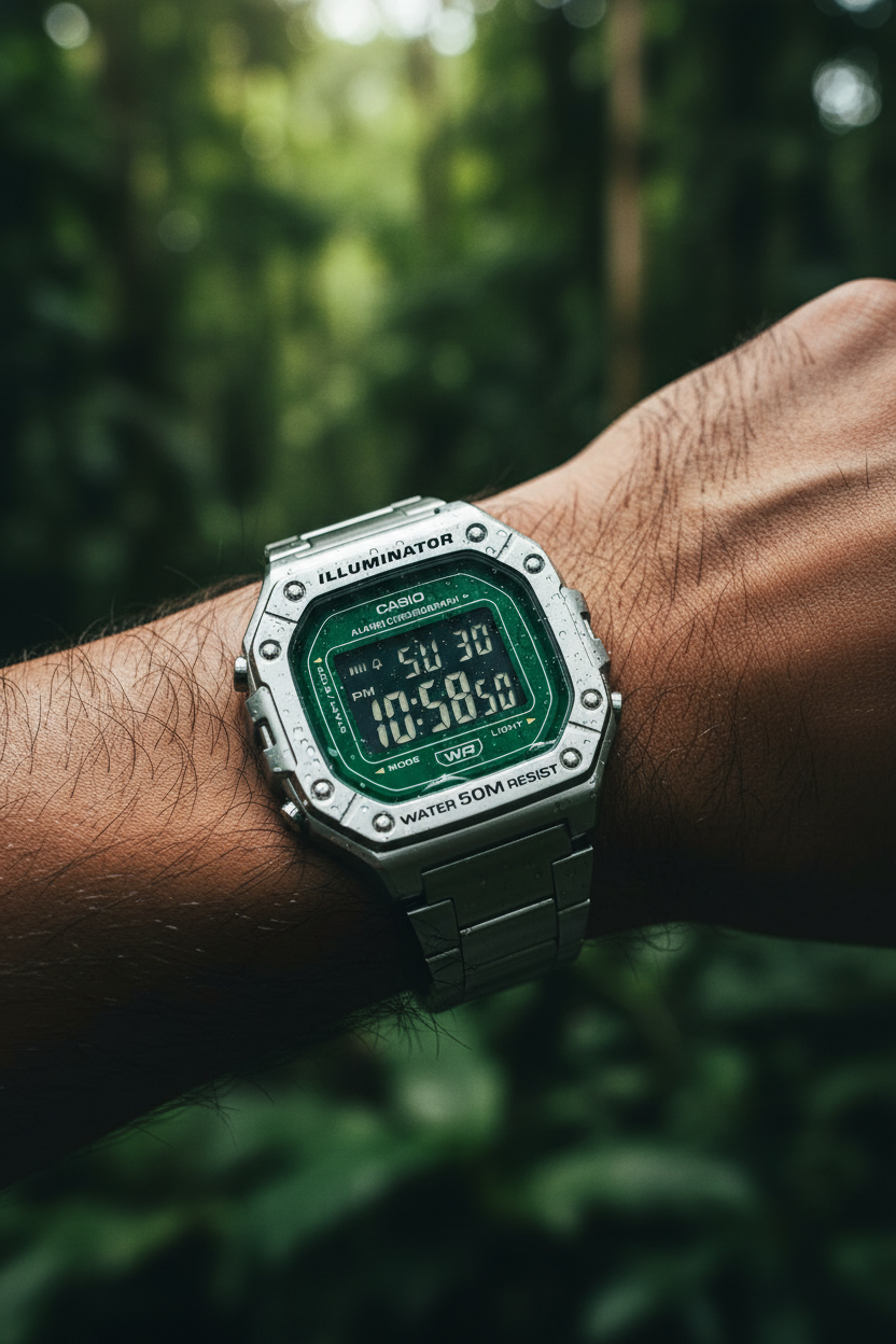Reloj Casio W-218HD-3AV Verde