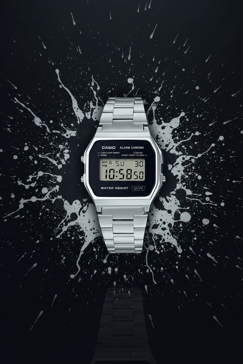 Reloj Casio Vintage A158WEA-1 Negro