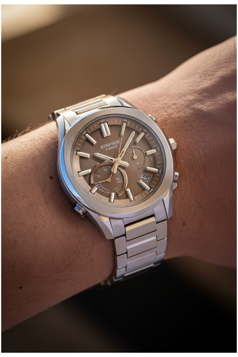 Reloj Casio Edifice EQB-1300D-5A Café