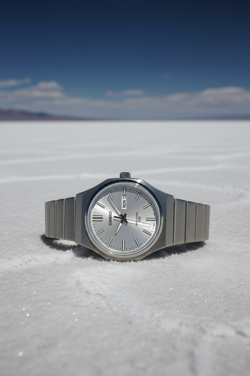 Reloj Casio MTP-E735D-7AV Plateado