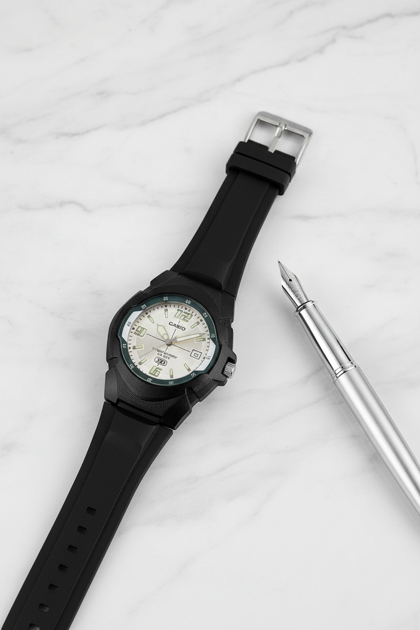 Reloj Casio MW-600F-7AV Blanco