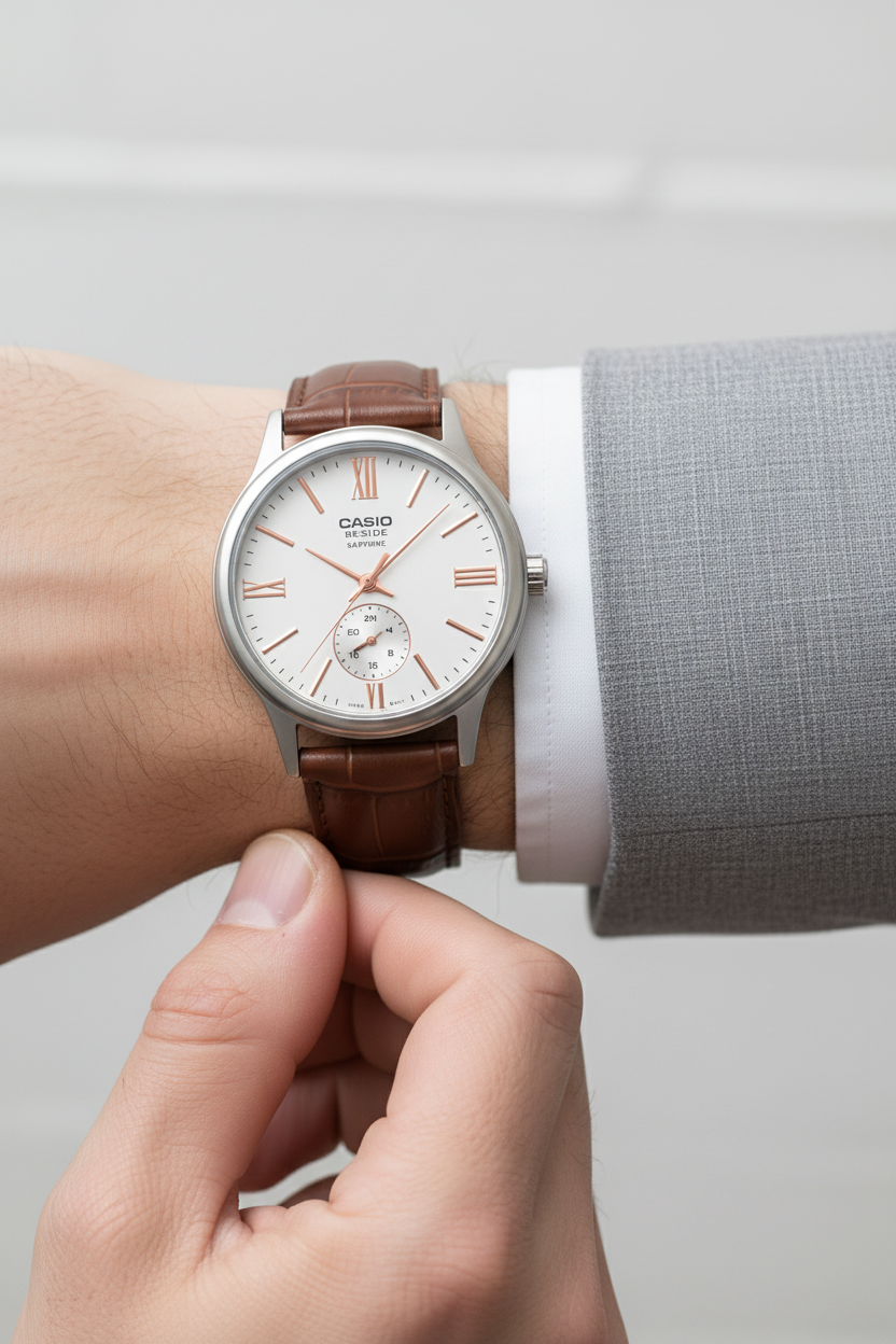 Reloj Casio BMS-100L-5AV Café