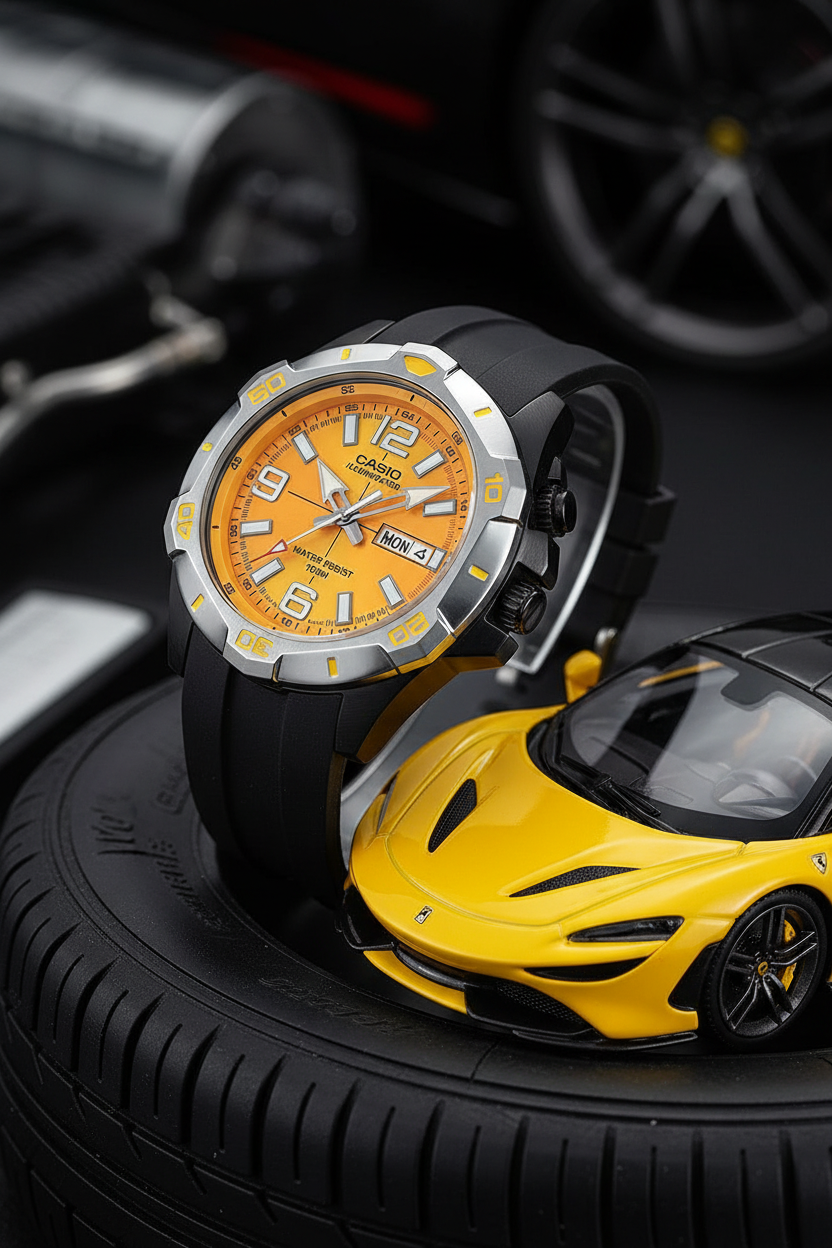 Reloj Casio MTD-1082-9AV Amarillo