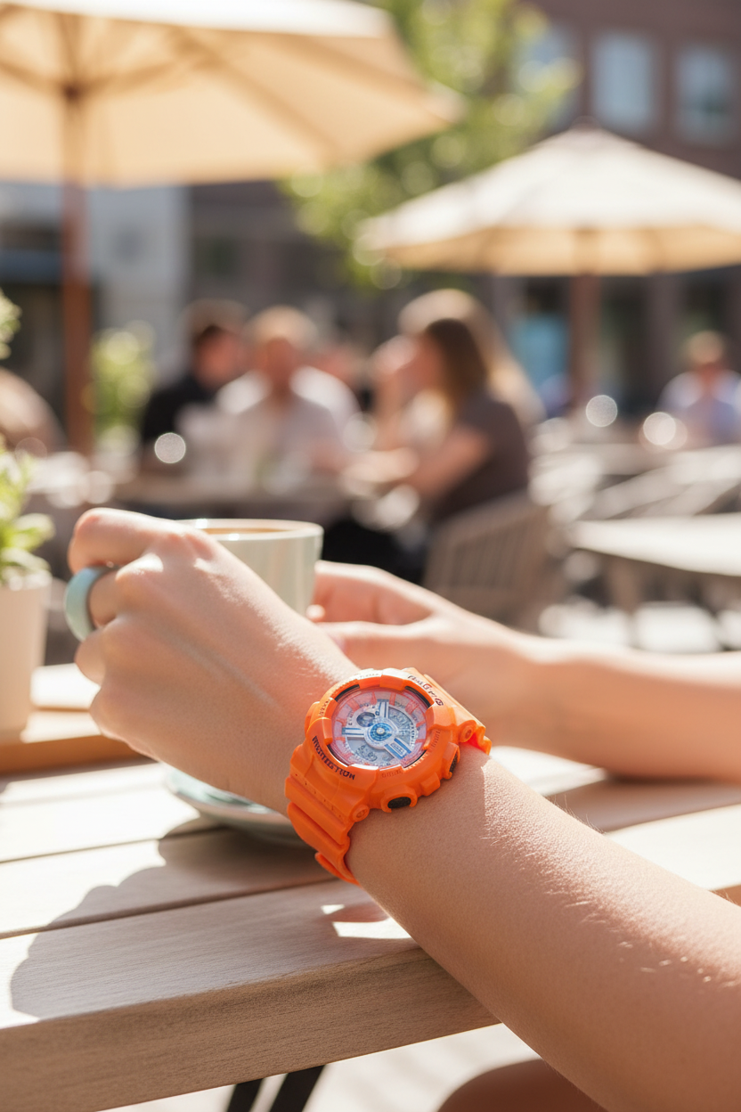Reloj Casio Baby-G BA-110SN-4A Naranja