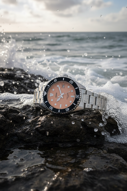 Reloj Casio MDV-10D-4A2V Naranja