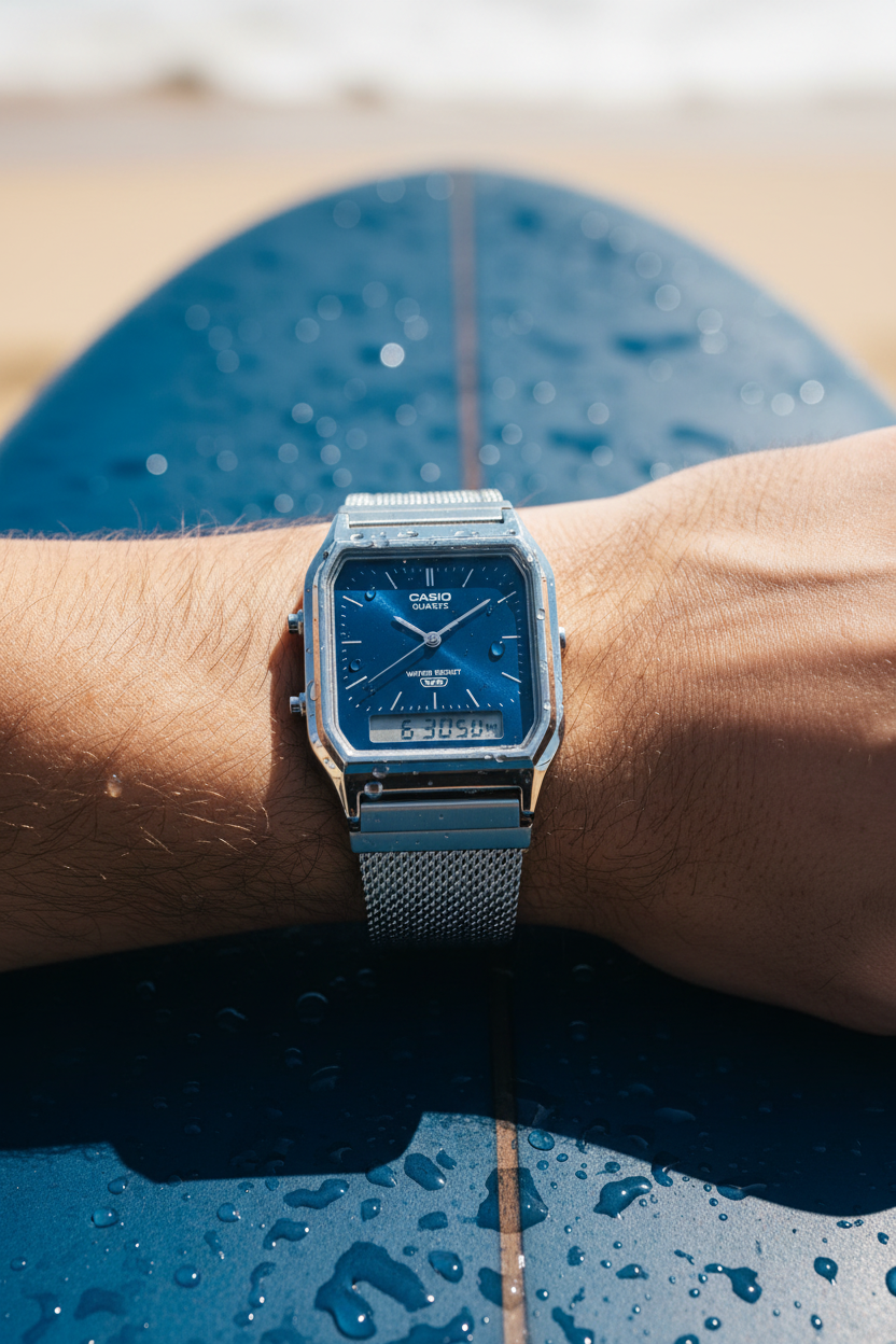 Reloj Casio Vintage AQ-230EM-2A Azul