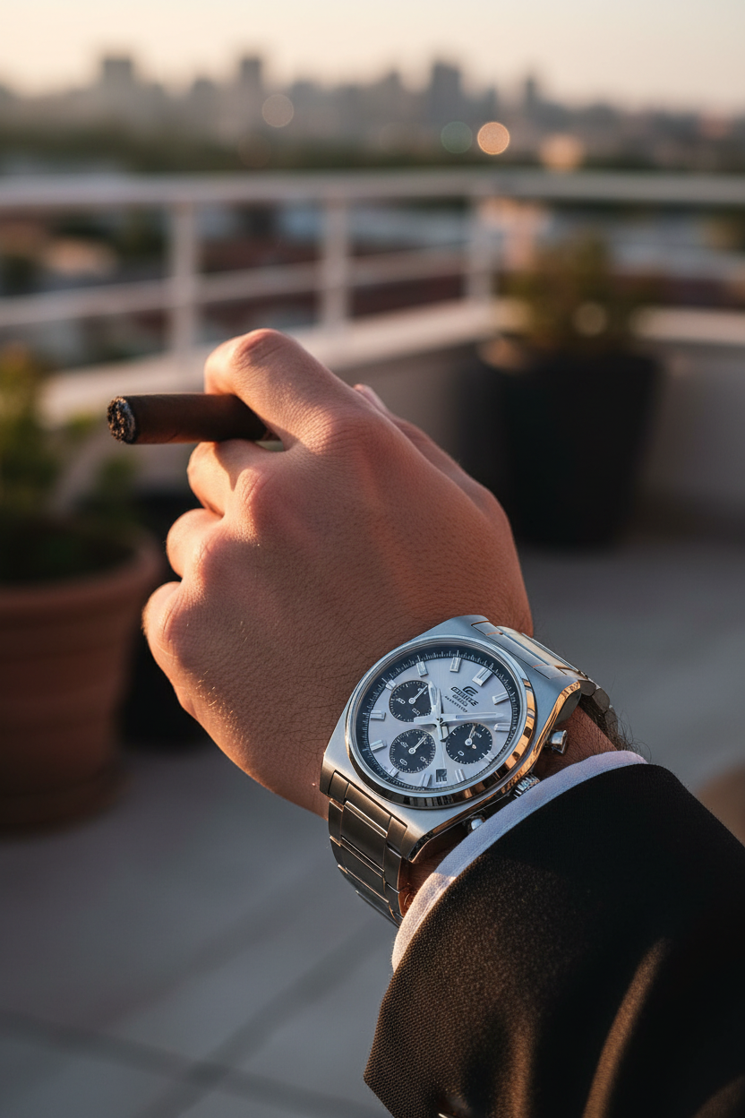 Reloj Casio Edifice EFB-730D-7AVU Plateado