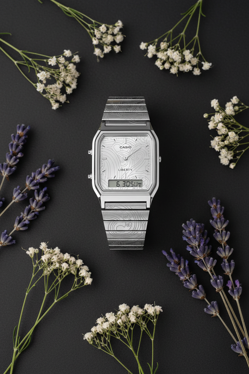 Reloj Casio Vintage AQ-230ELT-7A Plateado