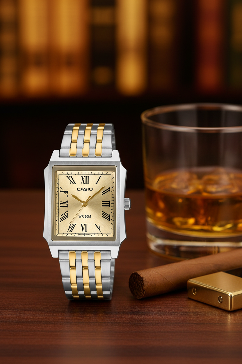 Reloj Casio MTP-B190SG-9BV Dorado