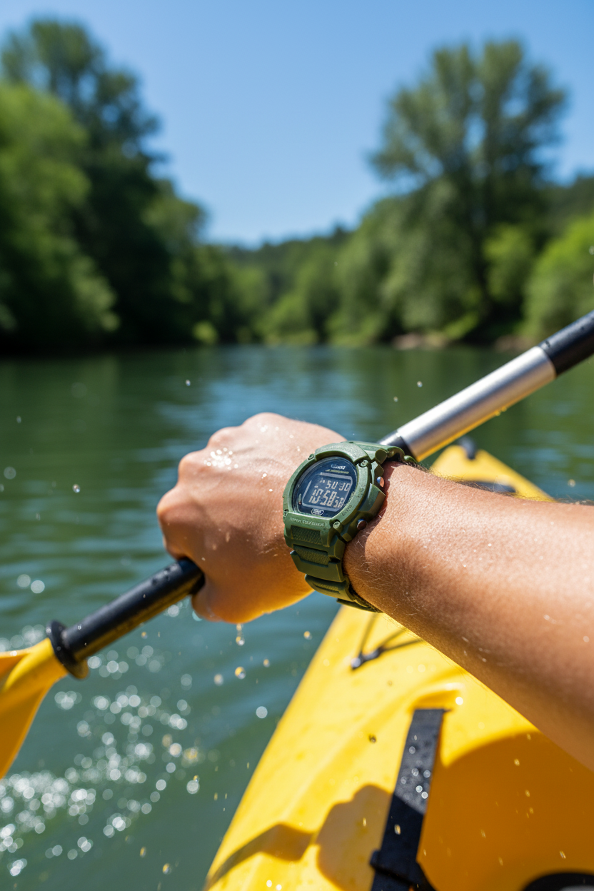 Reloj Casio W-219HC-3BV Verde