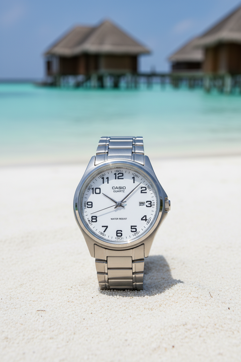Reloj Casio MTP-1183A-7B Blanco