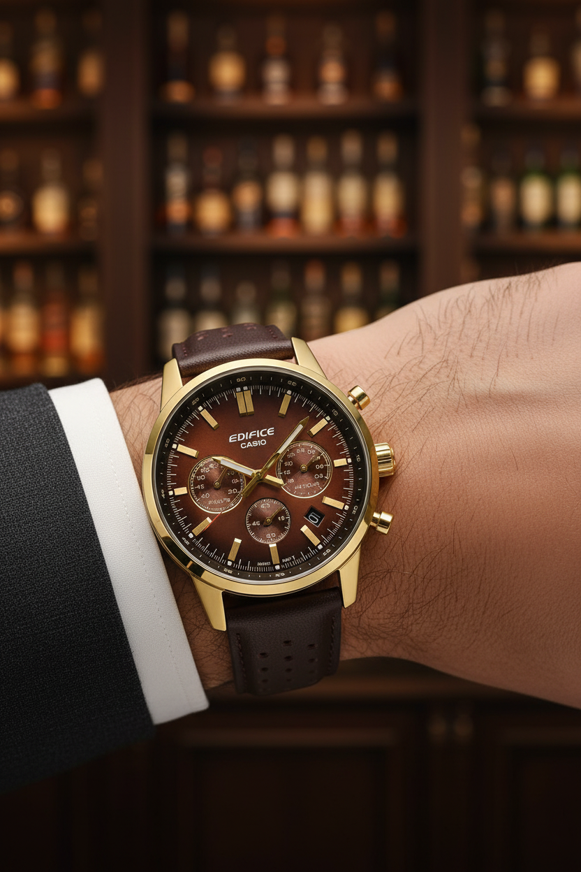 Reloj Casio Edifice EFR-575CL-5A Café