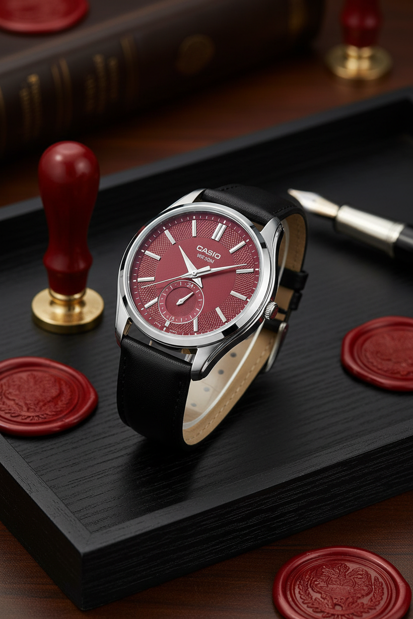 Reloj Casio MTP-B315L-4AV Rojo