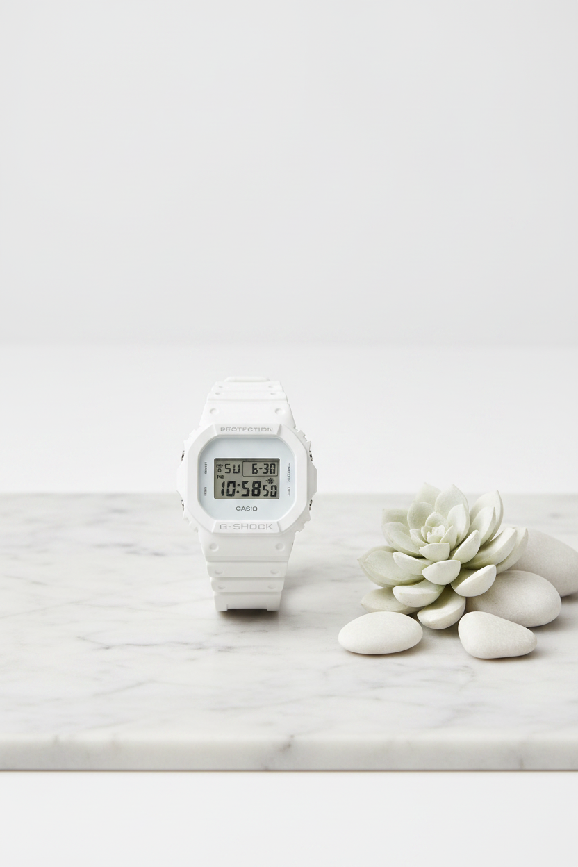 Reloj Casio G-Shock DW-5600WW-7 Blanco
