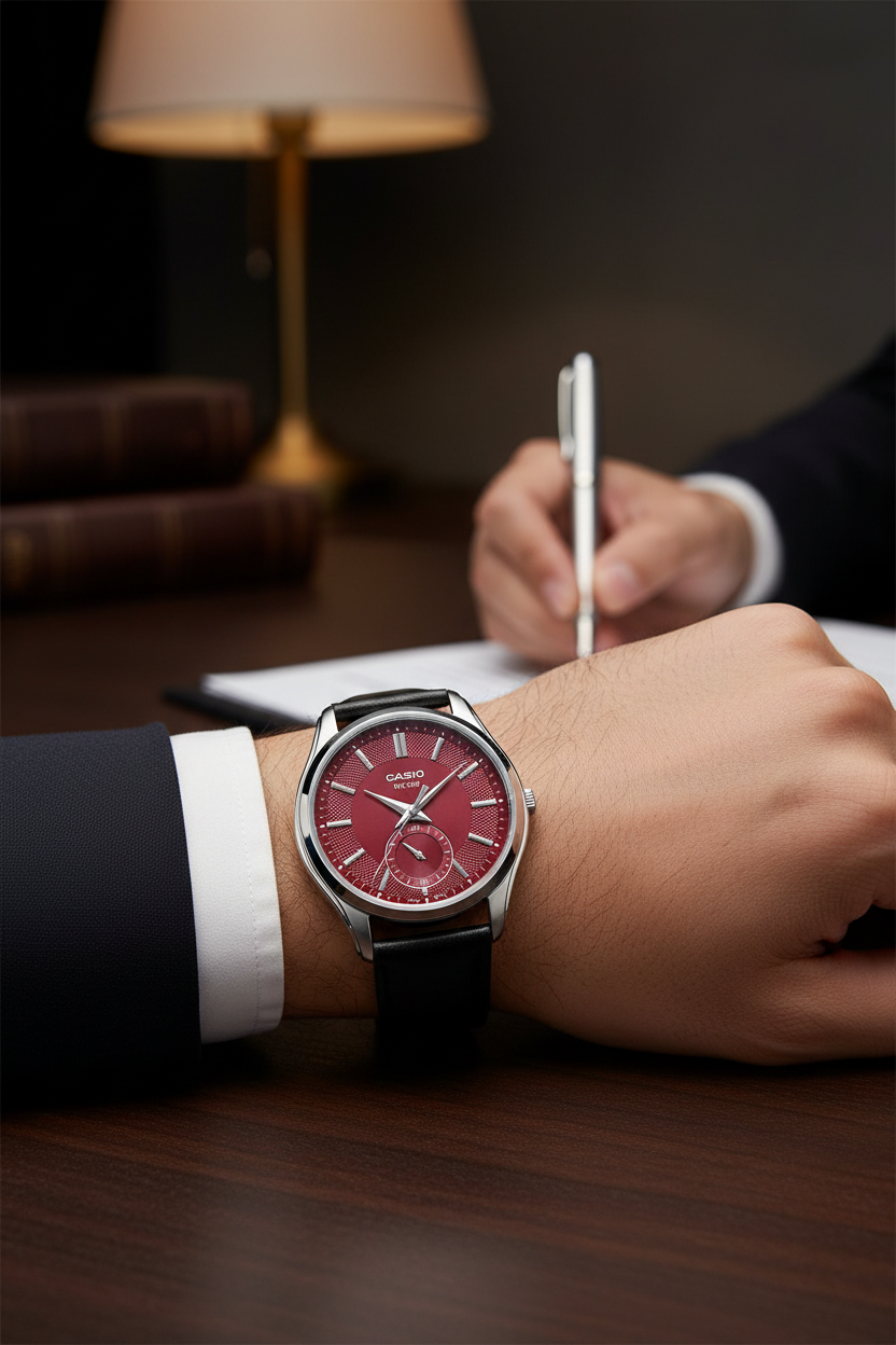 Reloj Casio MTP-B315L-4AV Rojo
