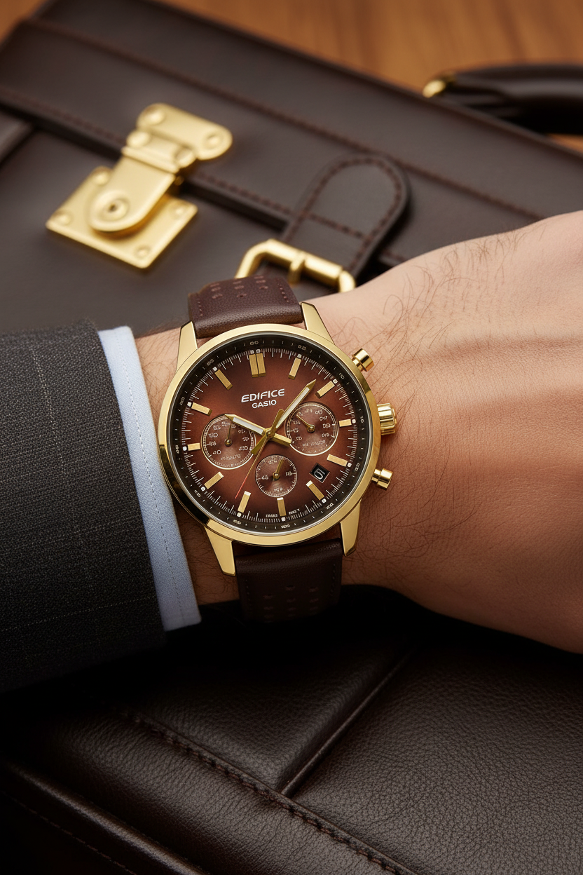 Reloj Casio Edifice EFR-575CL-5A Café