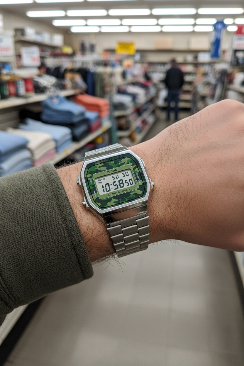 Reloj Casio Vintage A168WEC-3 Plateado