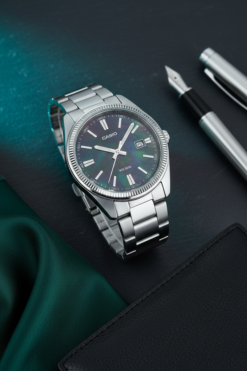Reloj Casio MTP-1302DS-1AV Plateado