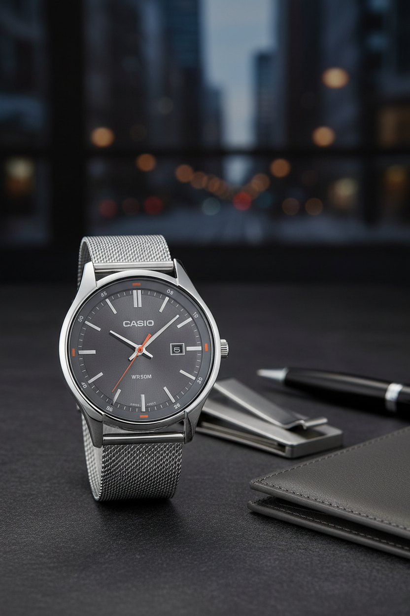 Reloj Casio MTP-E710M-8AV Gris