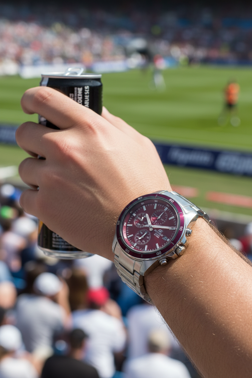 Reloj Casio Edifice EFR-526D-5CVU Rojo