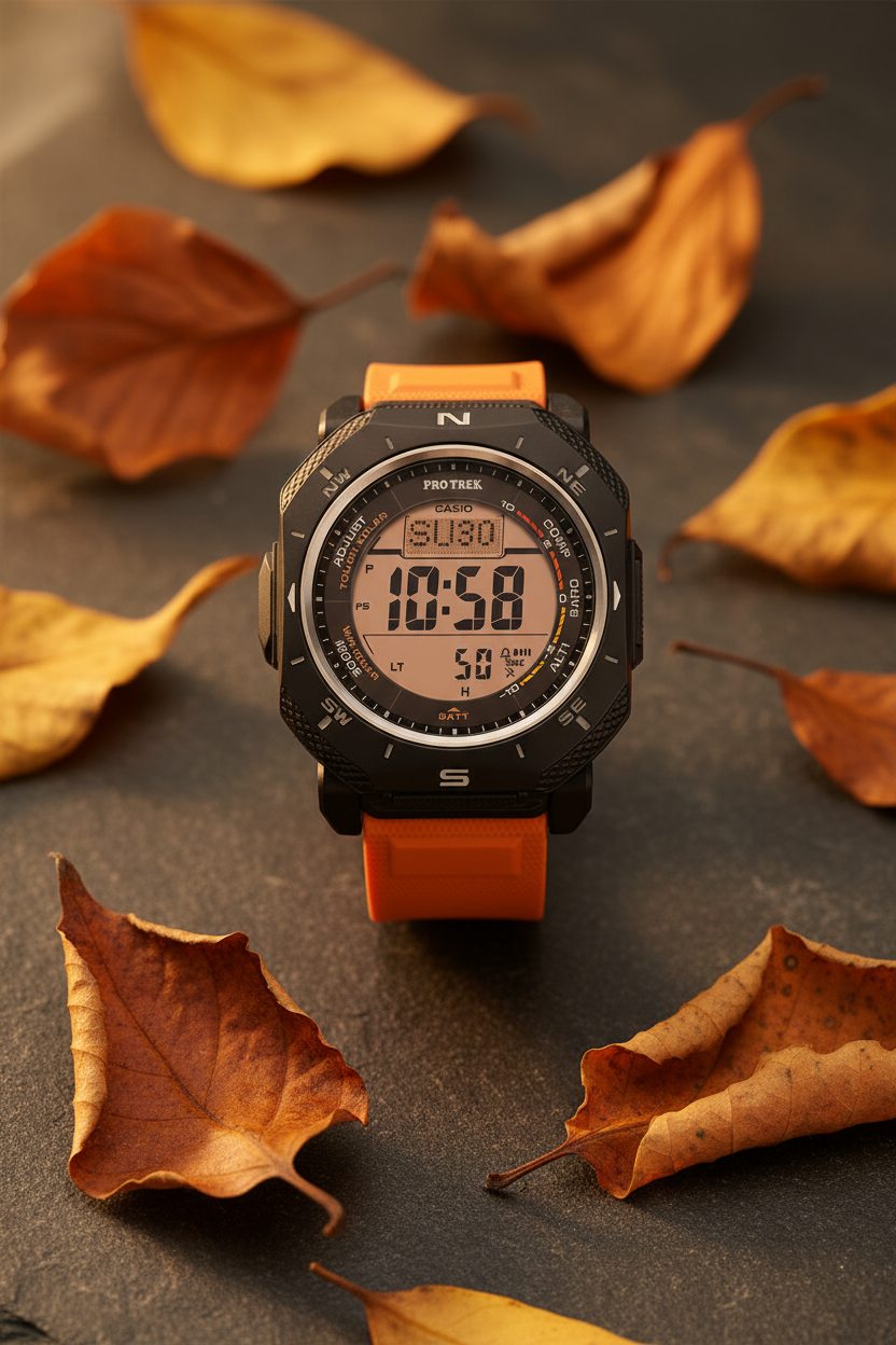 Reloj Casio Pro Trek PRG-69-4 Naranja