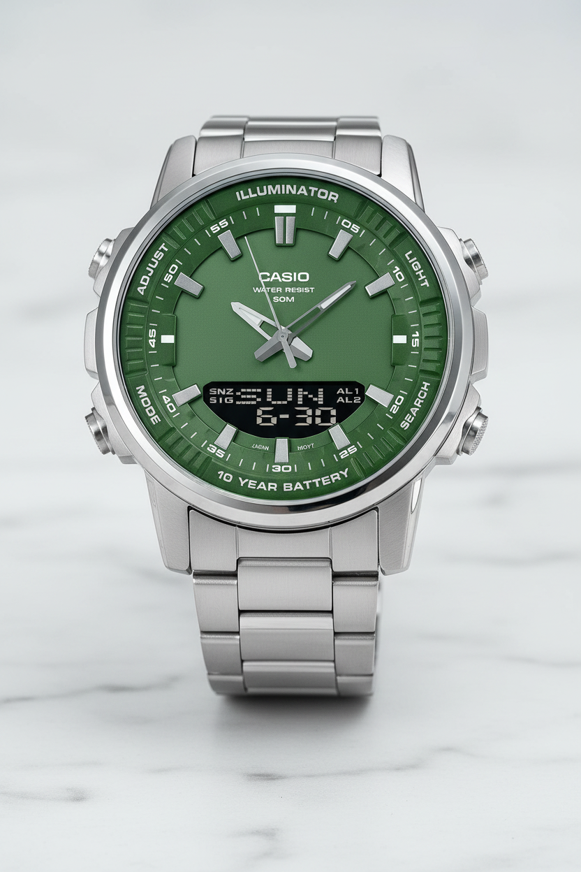 Reloj Casio AMW-880D-3AV Verde