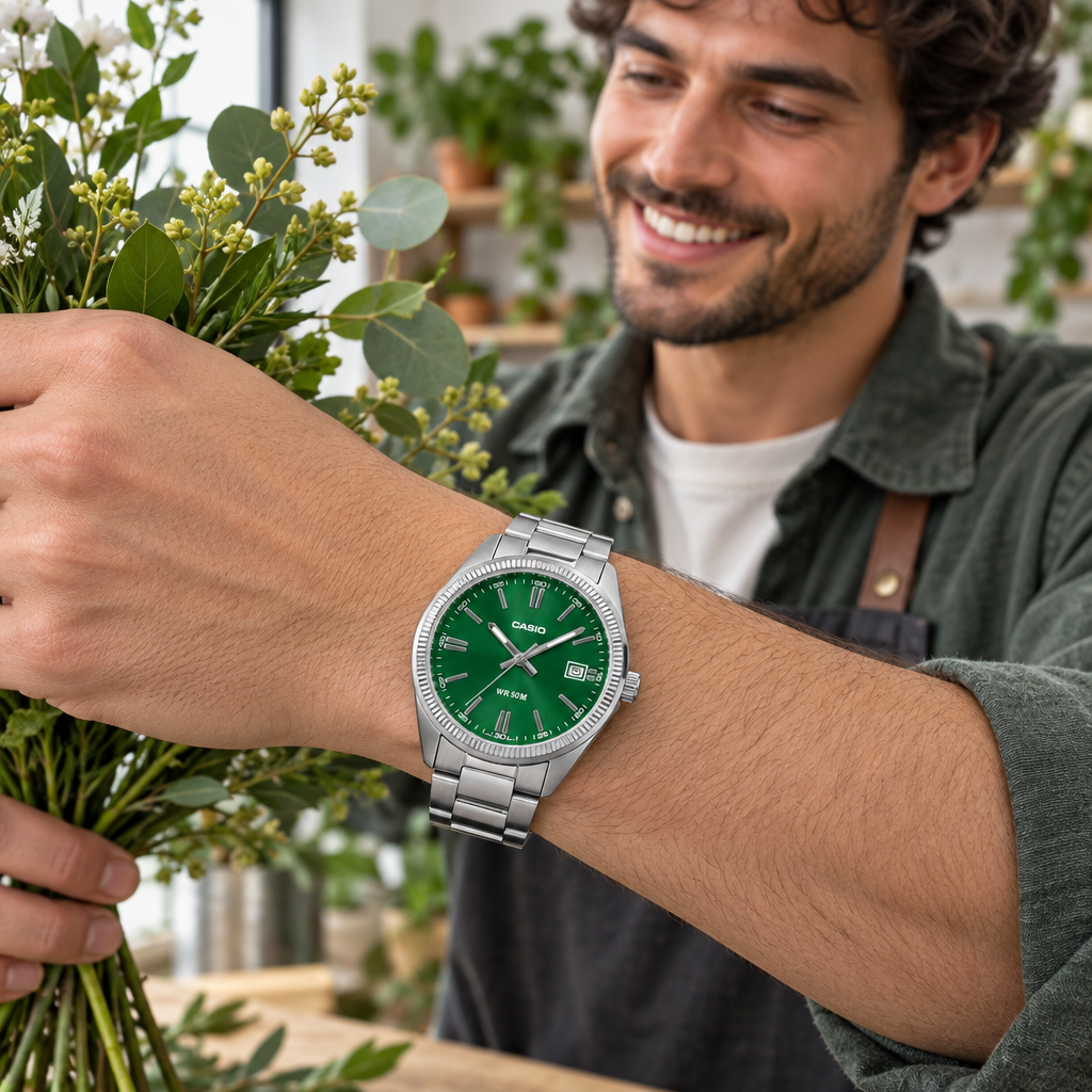 Reloj Casio UTP-1302PD-3A1V Verde