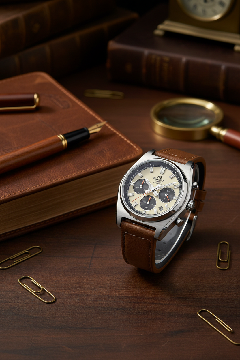 Reloj Casio Edifice EFB-730L-7AVU Café