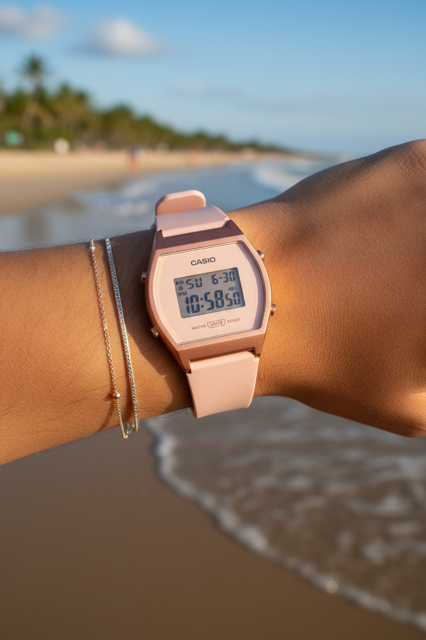 Reloj Casio LW-204-4A Rosado