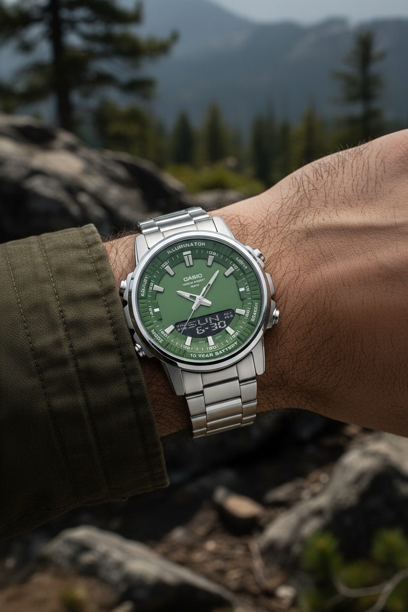 Reloj Casio AMW-880D-3AV Verde