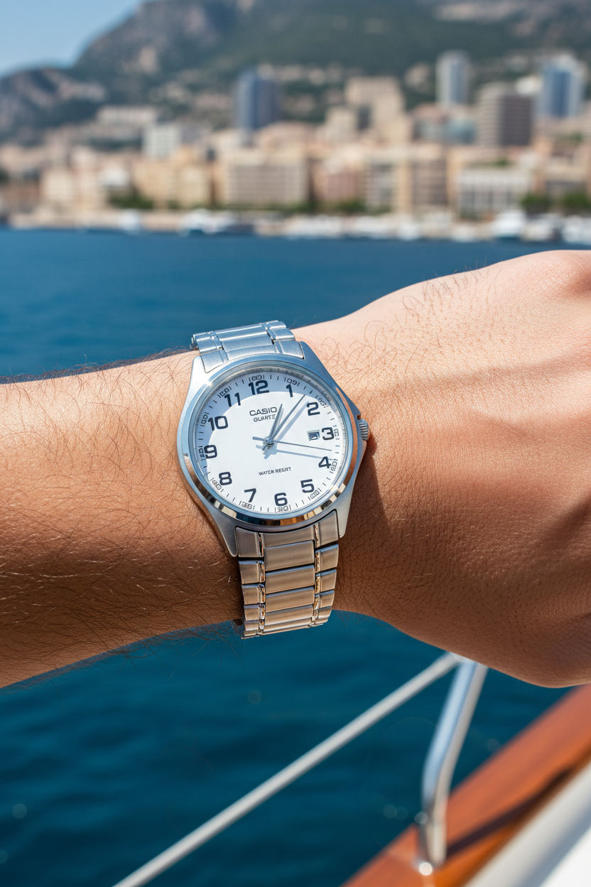 Reloj Casio MTP-1183A-7B Blanco