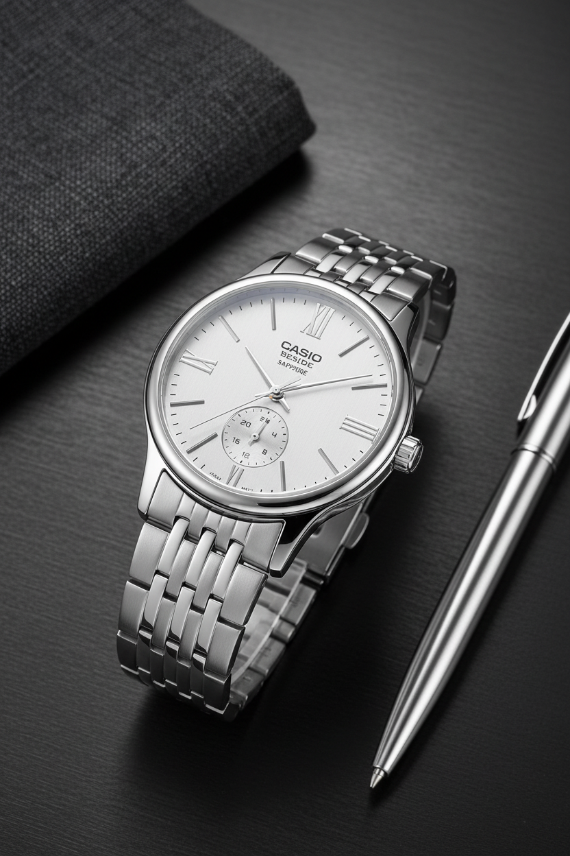 Reloj Casio BMS-100D-7AV Blanco