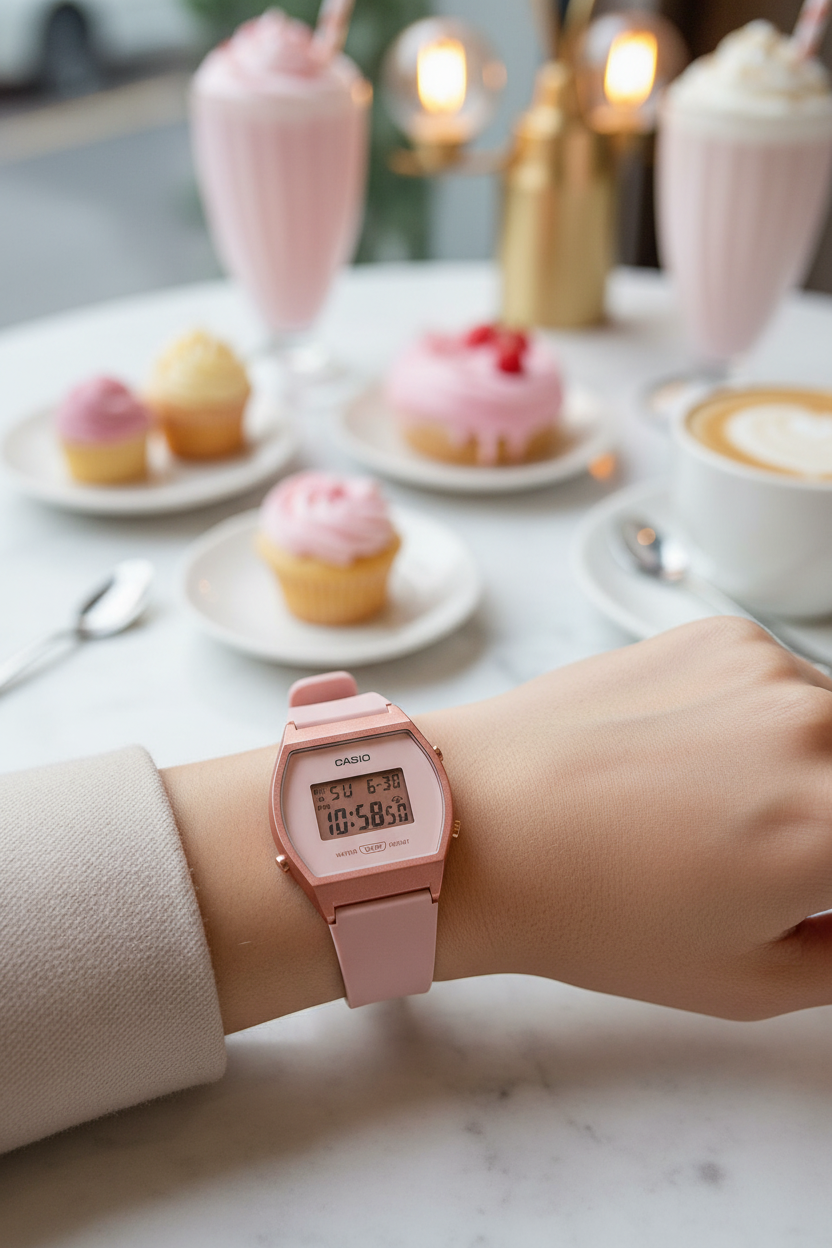 Reloj Casio LW-204-4A Rosado