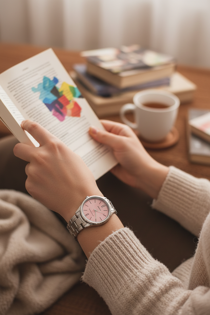 Reloj Casio LTP-V005D-4BU Rosado