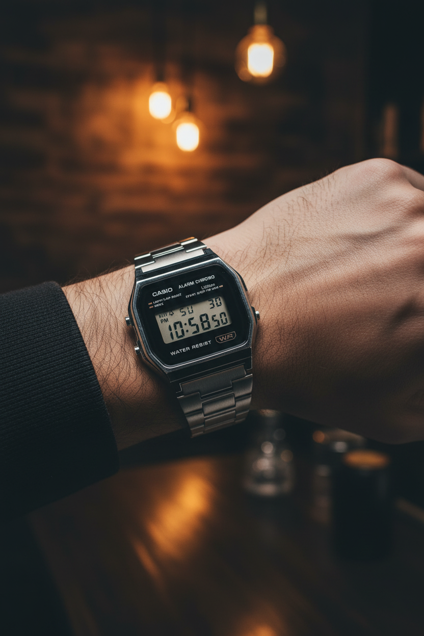 Reloj Casio Vintage A158WEA-1 Negro