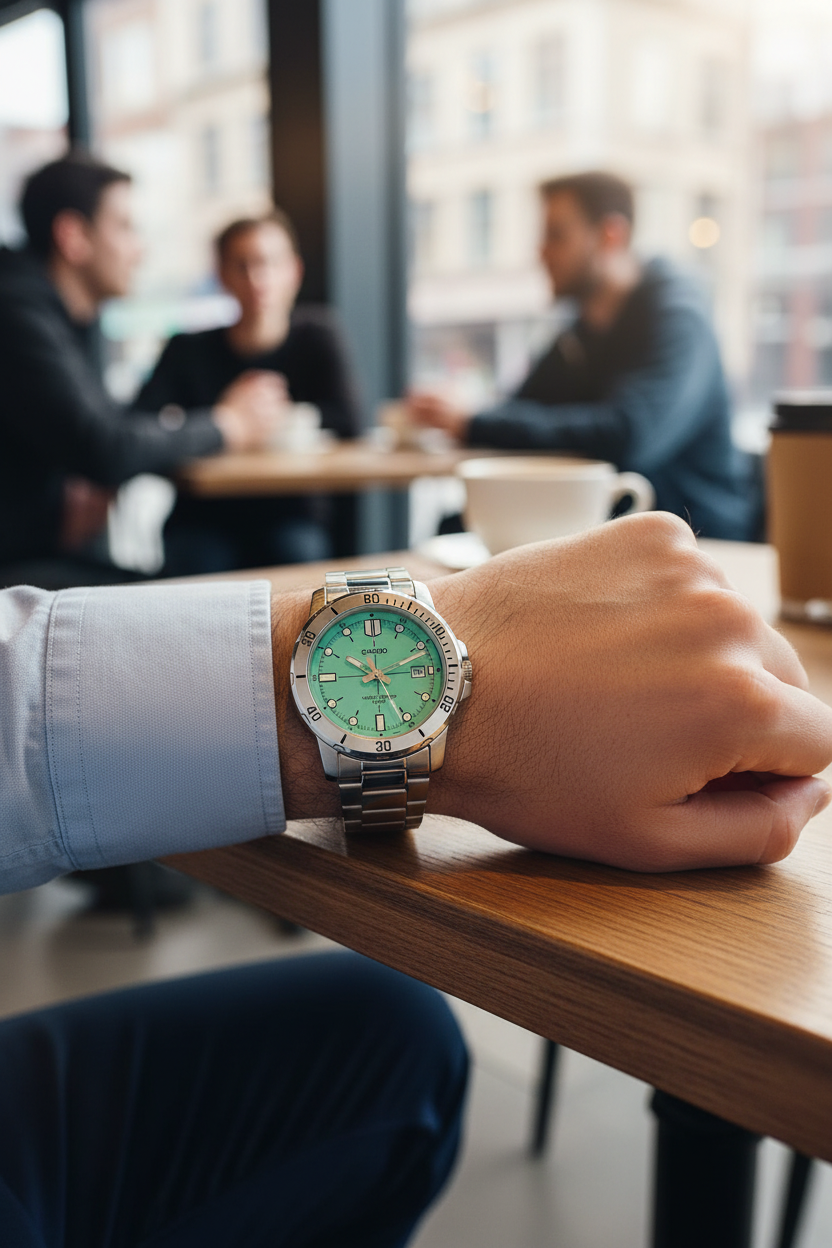 Reloj Casio MTP-VD01D-3E1VU Verde