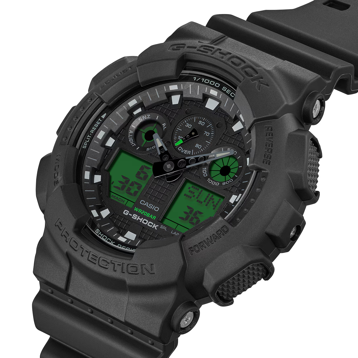Reloj Casio G-Shock GA-100BEG-1A Negro