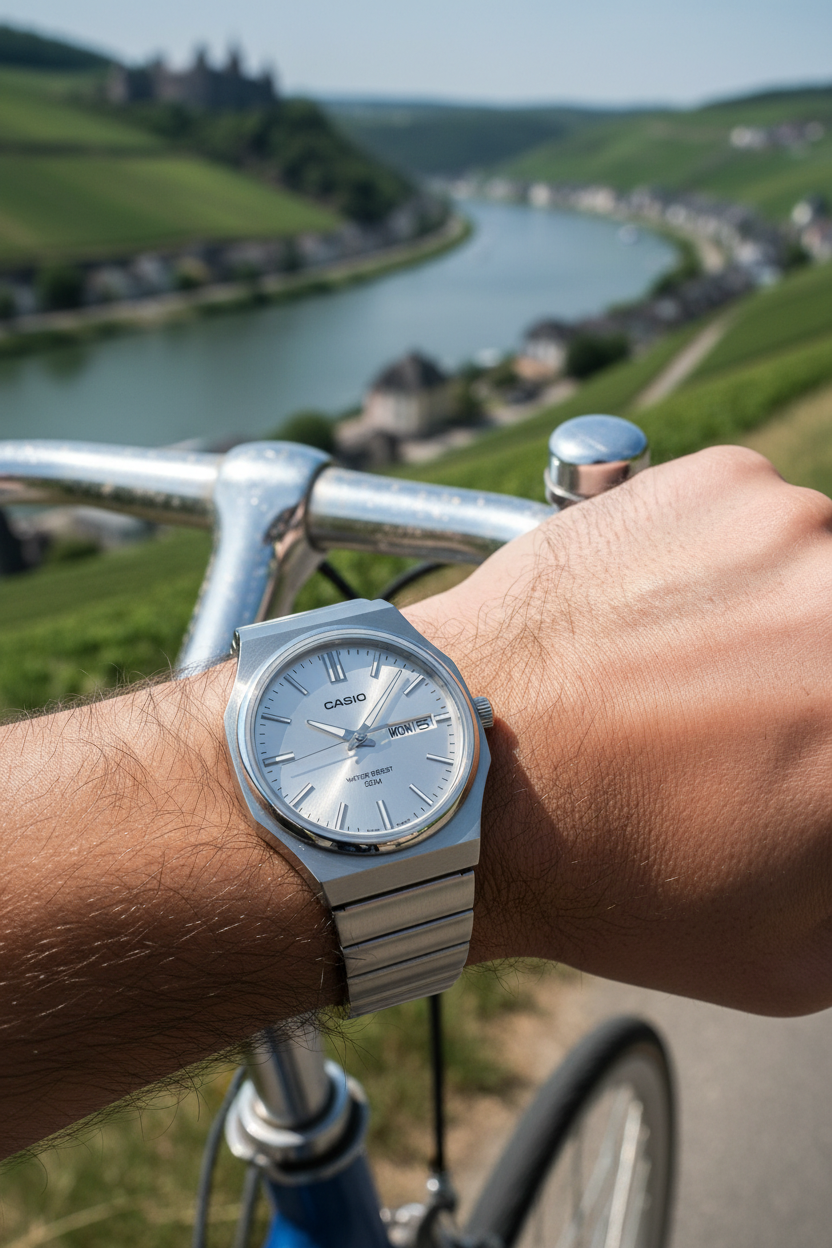 Reloj Casio MTP-E735D-7AV Plateado