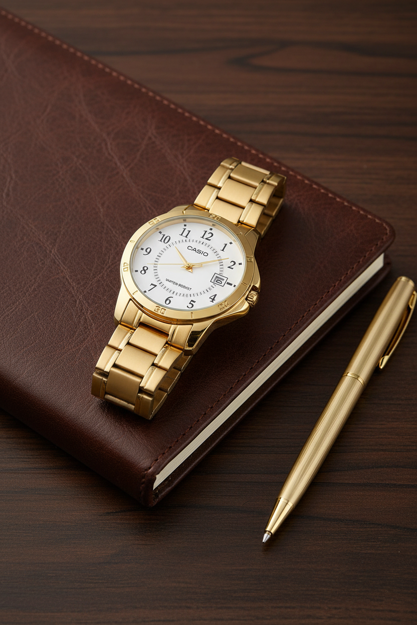 Reloj Casio MTP-V004G-7BU Blanco