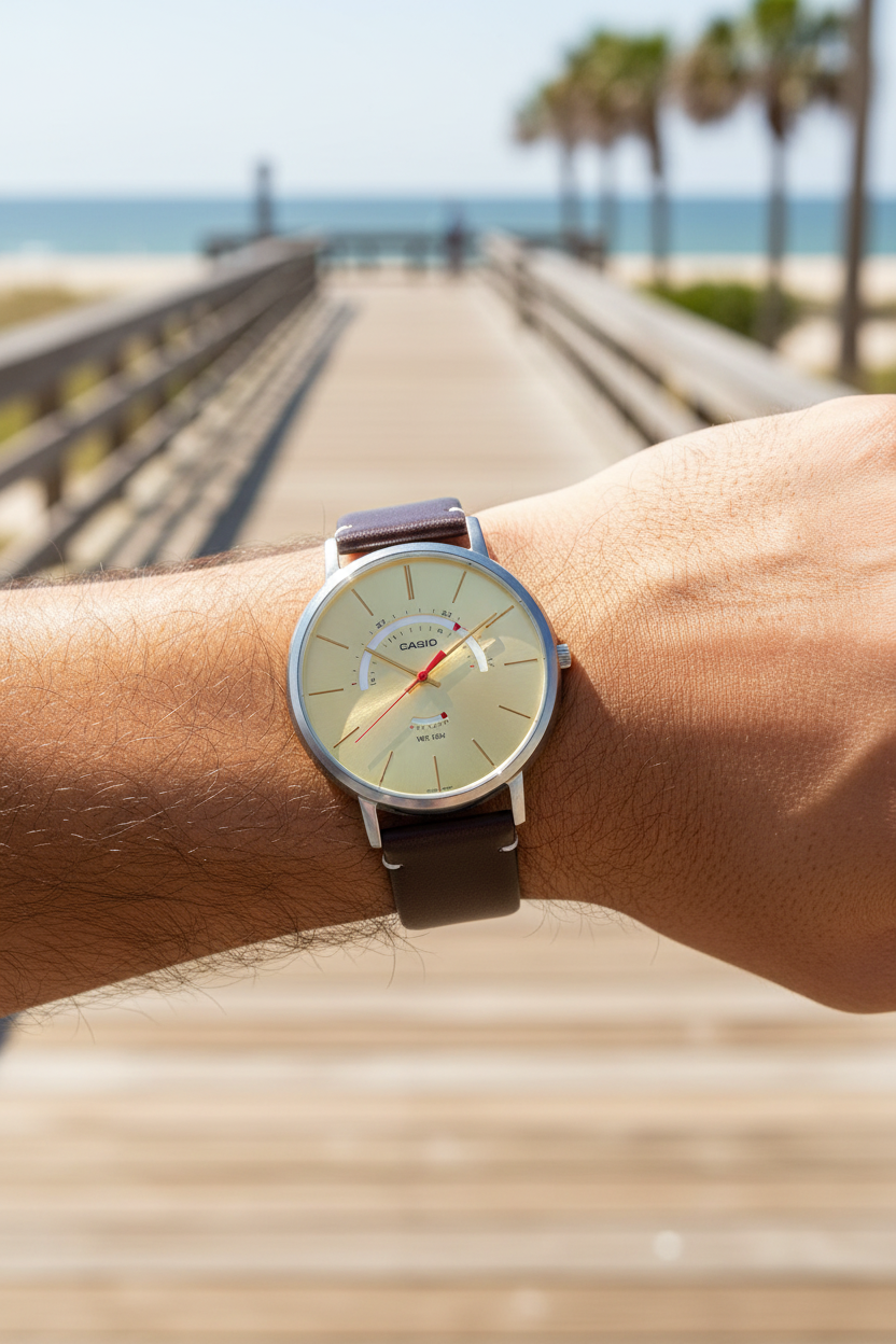 Reloj Casio MTP-B105L-9AV Amarillo