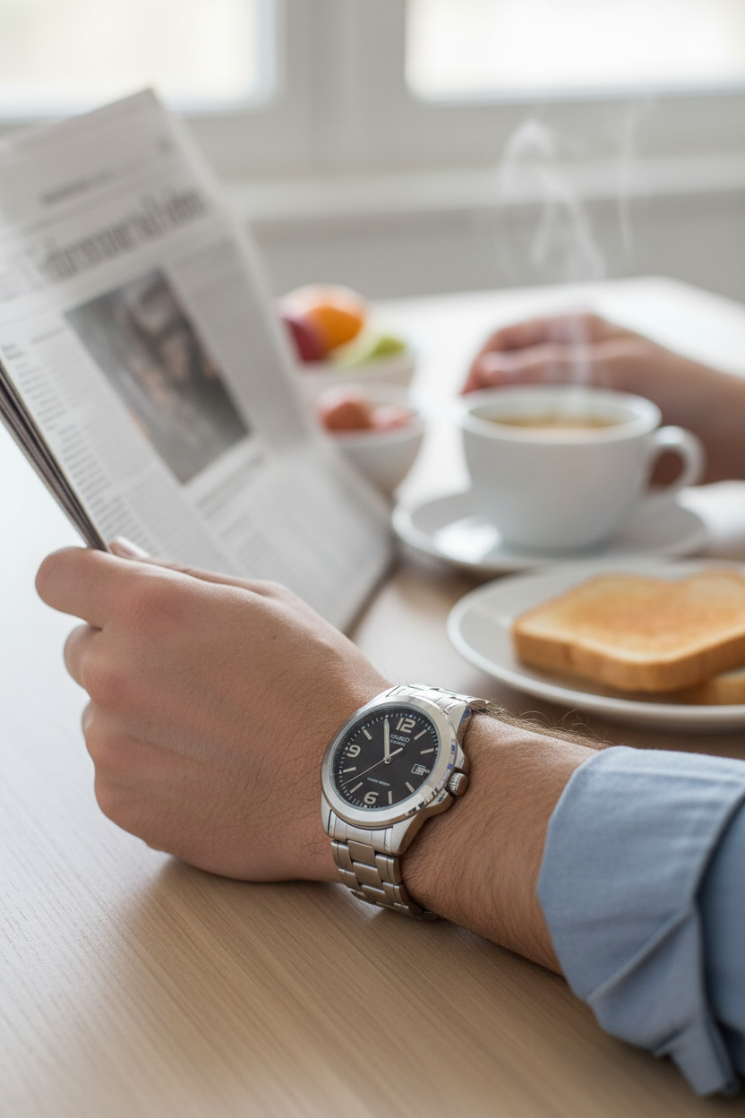 Reloj Casio MTP-1215A-1A Negro