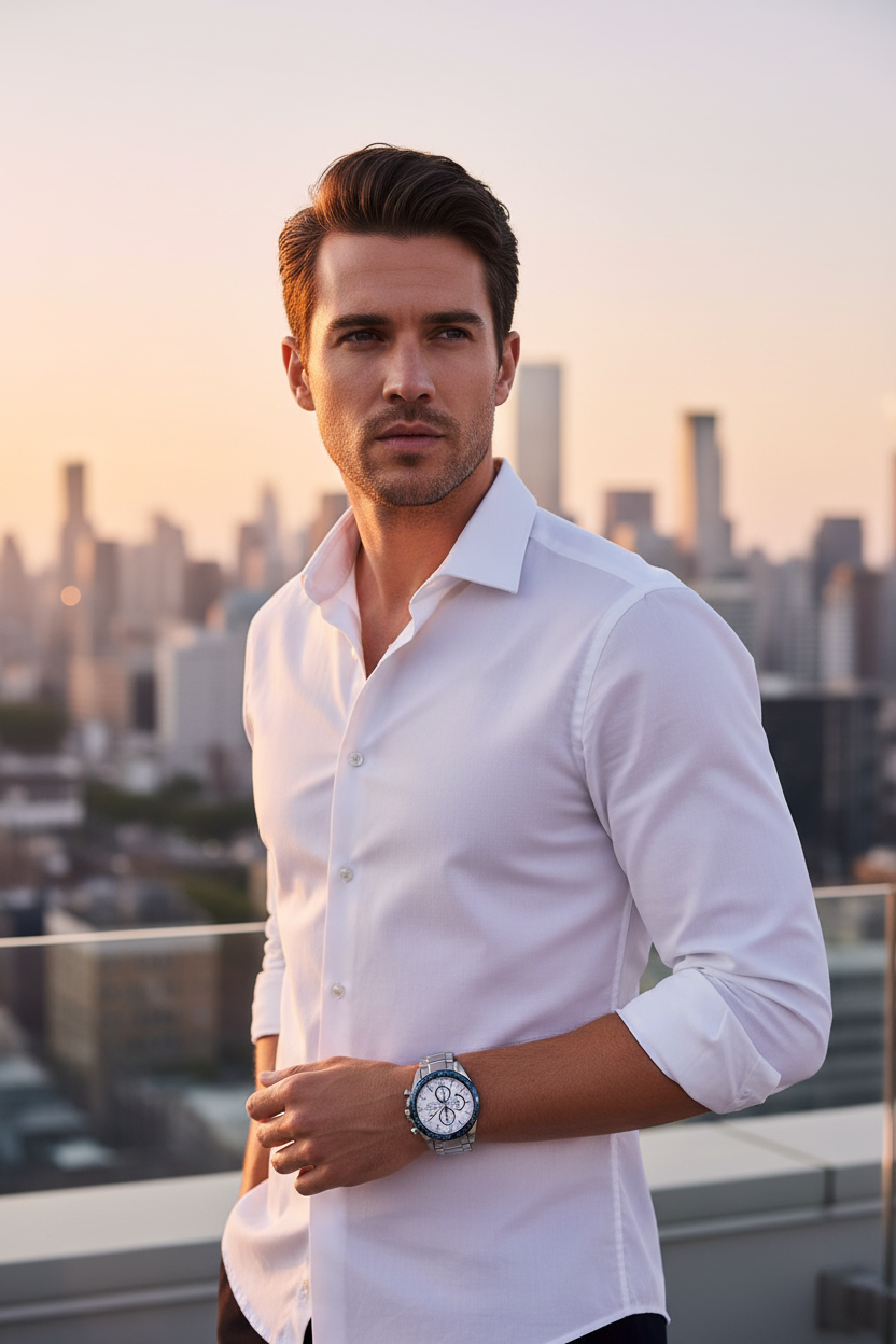 Reloj Casio Edifice EFR-574DE-7AVU Blanco