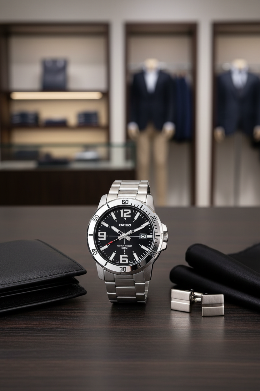 Reloj Casio MTP-VD01D-1BVU Negro