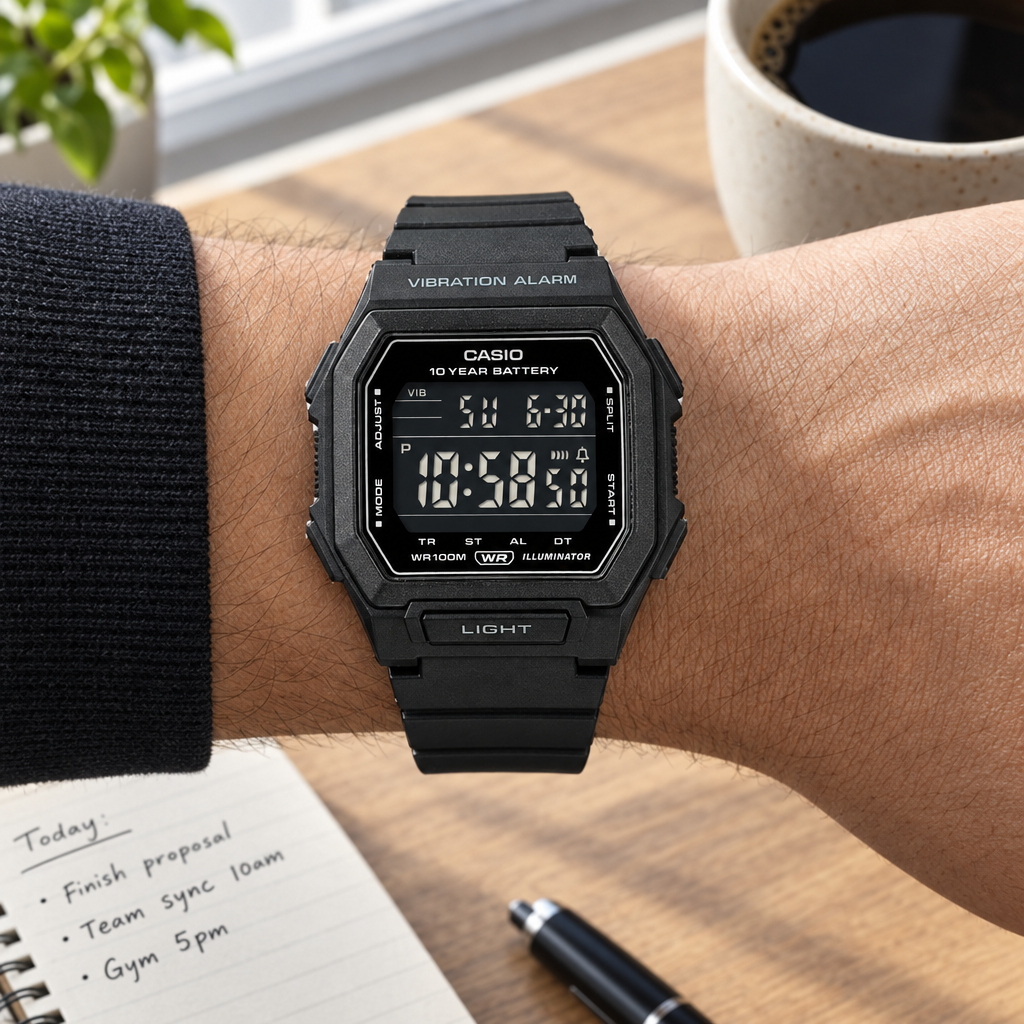 Reloj Casio W-738H-1BV Negro