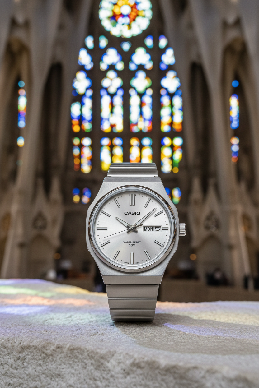 Reloj Casio MTP-E735D-7AV Plateado