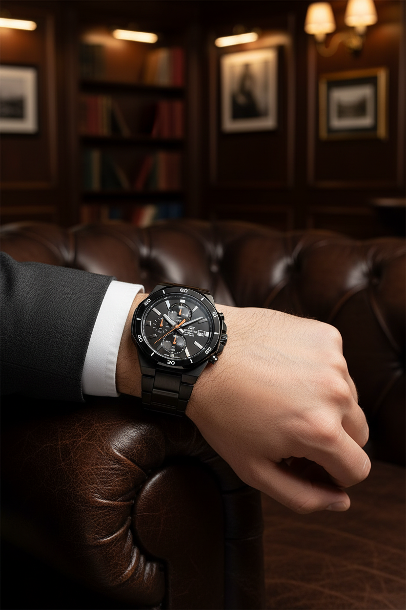 Reloj Casio Edifice EFV-640DC-1AVU Negro
