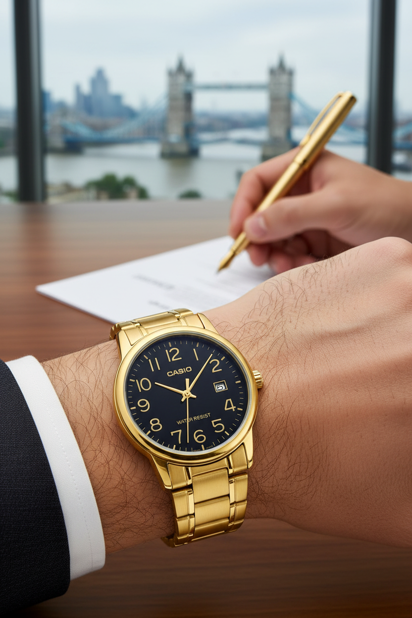 Reloj Casio MTP-V002G-1BU Dorado
